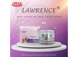 Lawrence kem trắng da mụn chống nắng 10g