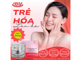 Lawrence kem dưỡng trắng da mụn chống nắng giúp ngừa lão hóa da 15g Luxury